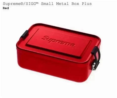 supreme sigg small metal box retail|Supreme SIGG Small Metal Box Plus .